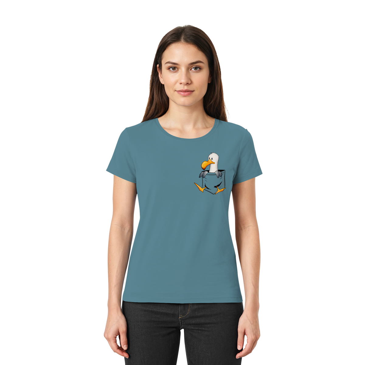 Kleine Möwe In Deiner Tasche - Ladies Premium Shirt