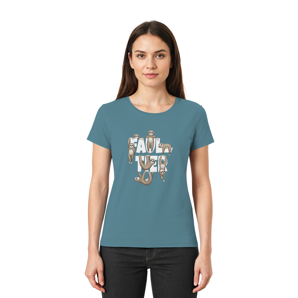 Viele gechillte Faultiere - Ladies Premium Shirt