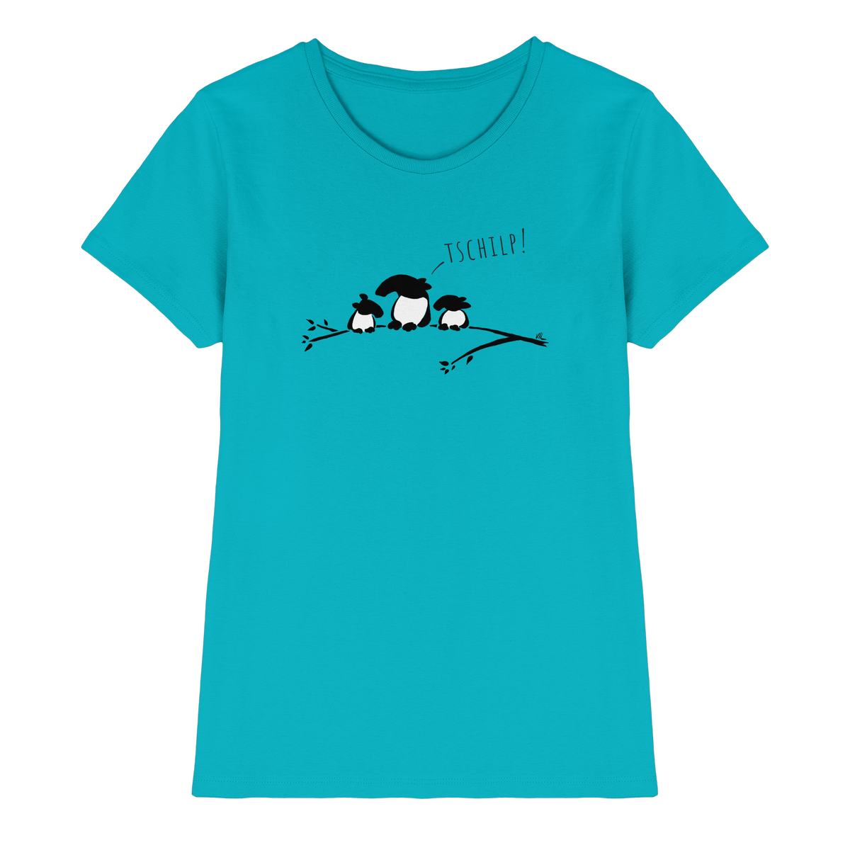 Drei kleine Tapir-Vögel - Ladies Premium Shirt