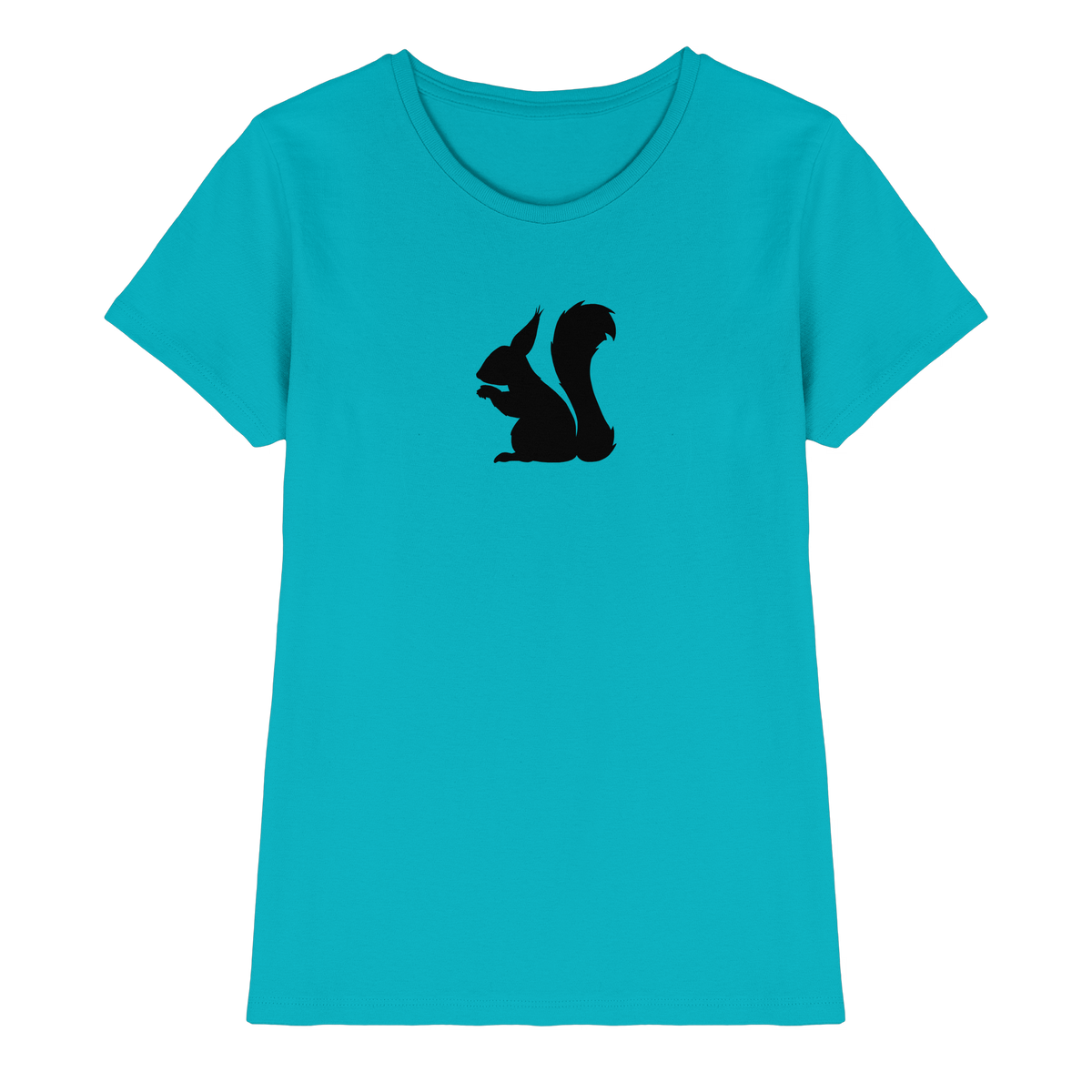 Eichhörnchen Silhouette - Ladies Premium Shirt