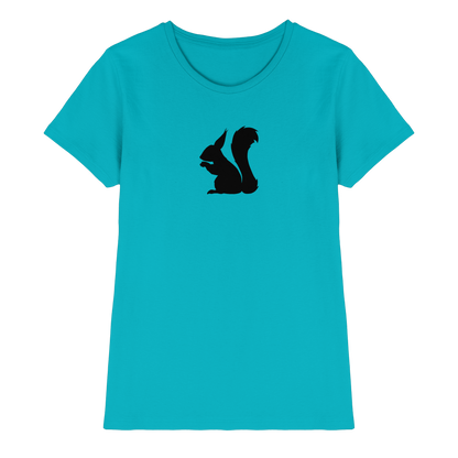 Eichhörnchen Silhouette - Ladies Premium Shirt