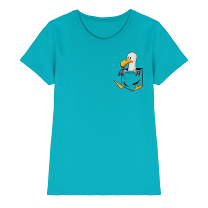 Kleine Möwe In Deiner Tasche - Ladies Premium Shirt