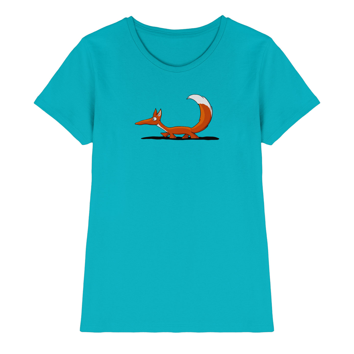 Lässiger cooler Fuchs | Mr. Fox, der Schleicher - Ladies Premium Shirt