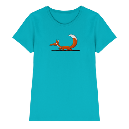 Lässiger cooler Fuchs | Mr. Fox, der Schleicher - Ladies Premium Shirt