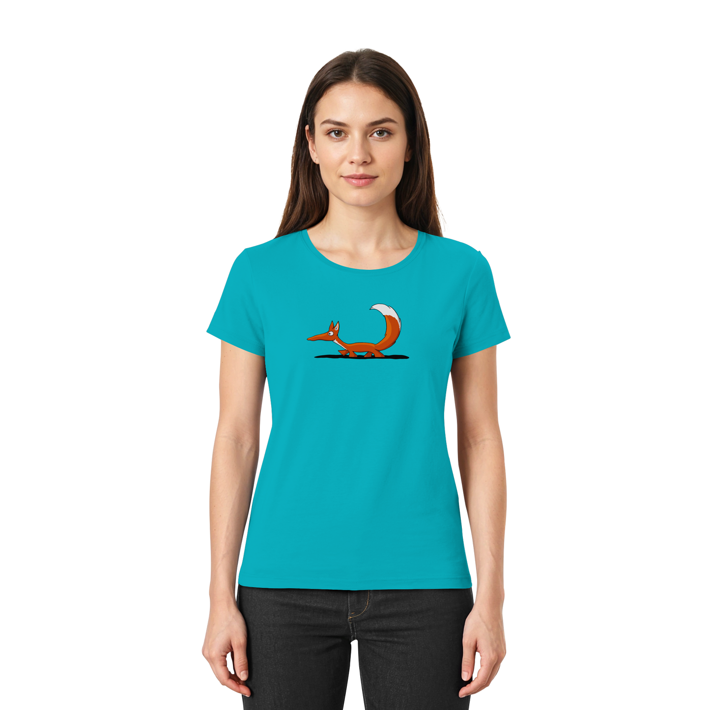 Lässiger cooler Fuchs | Mr. Fox, der Schleicher - Ladies Premium Shirt