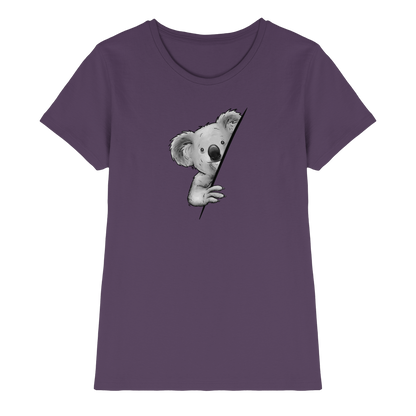 Koala Bär Illustration - Ladies Premium Shirt