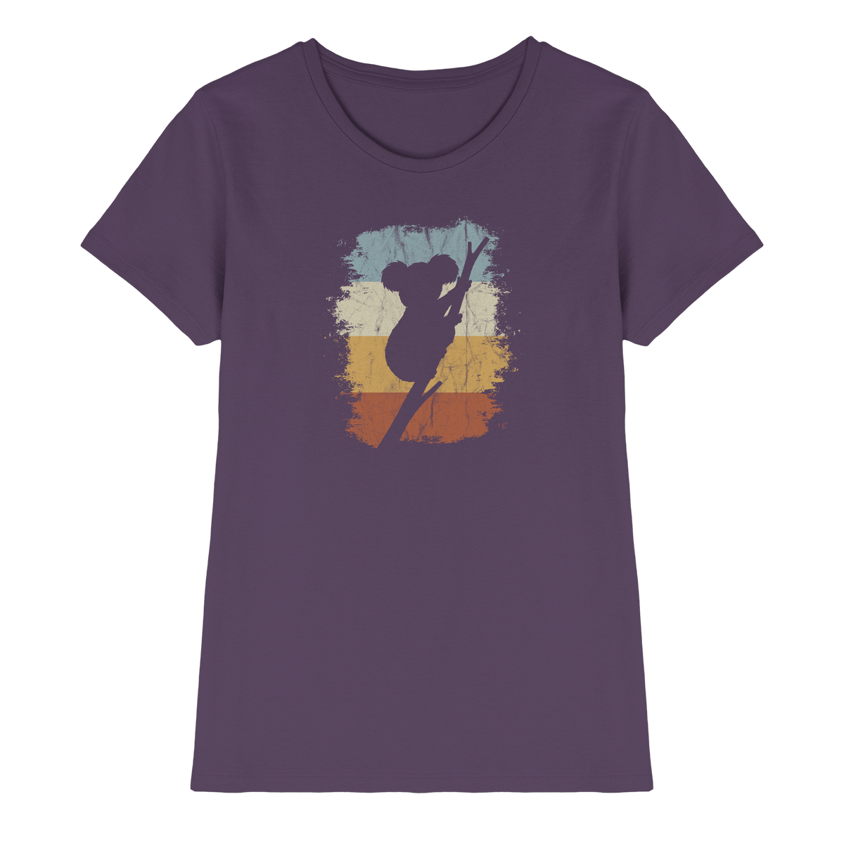 Retro kletternder Koala-Bär - Ladies Premium Shirt