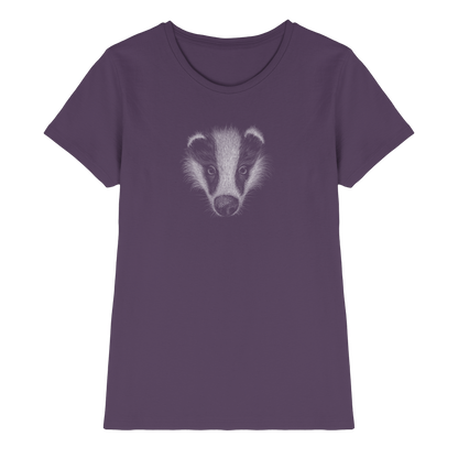 Kritzel-Kunst Dachs Illustration - Ladies Premium Shirt