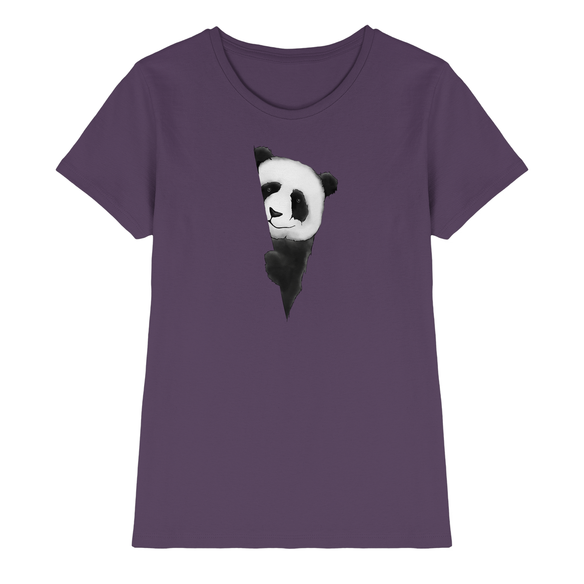 Panda Bär Illustration - Ladies Premium Shirt