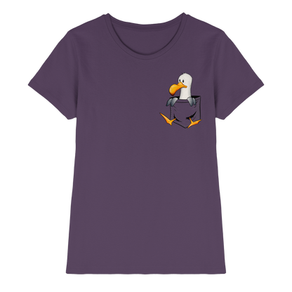 Kleine Möwe In Deiner Tasche - Ladies Premium Shirt