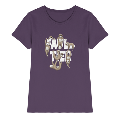 Viele gechillte Faultiere - Ladies Premium Shirt