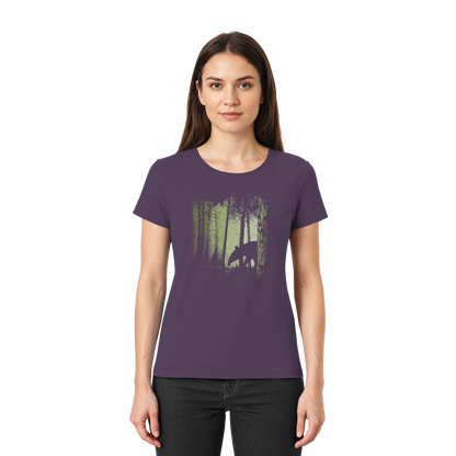 Lässiger Tapir im Zwielicht Wald - Ladies Premium Shirt