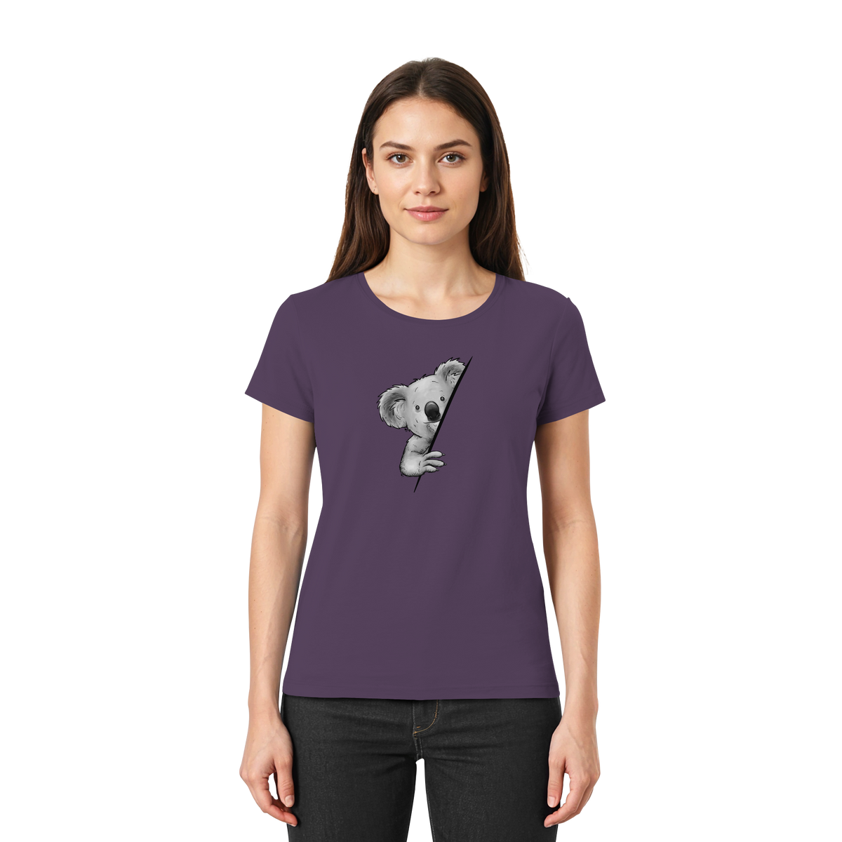 Koala Bär Illustration - Ladies Premium Shirt