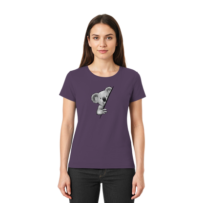 Koala Bär Illustration - Ladies Premium Shirt