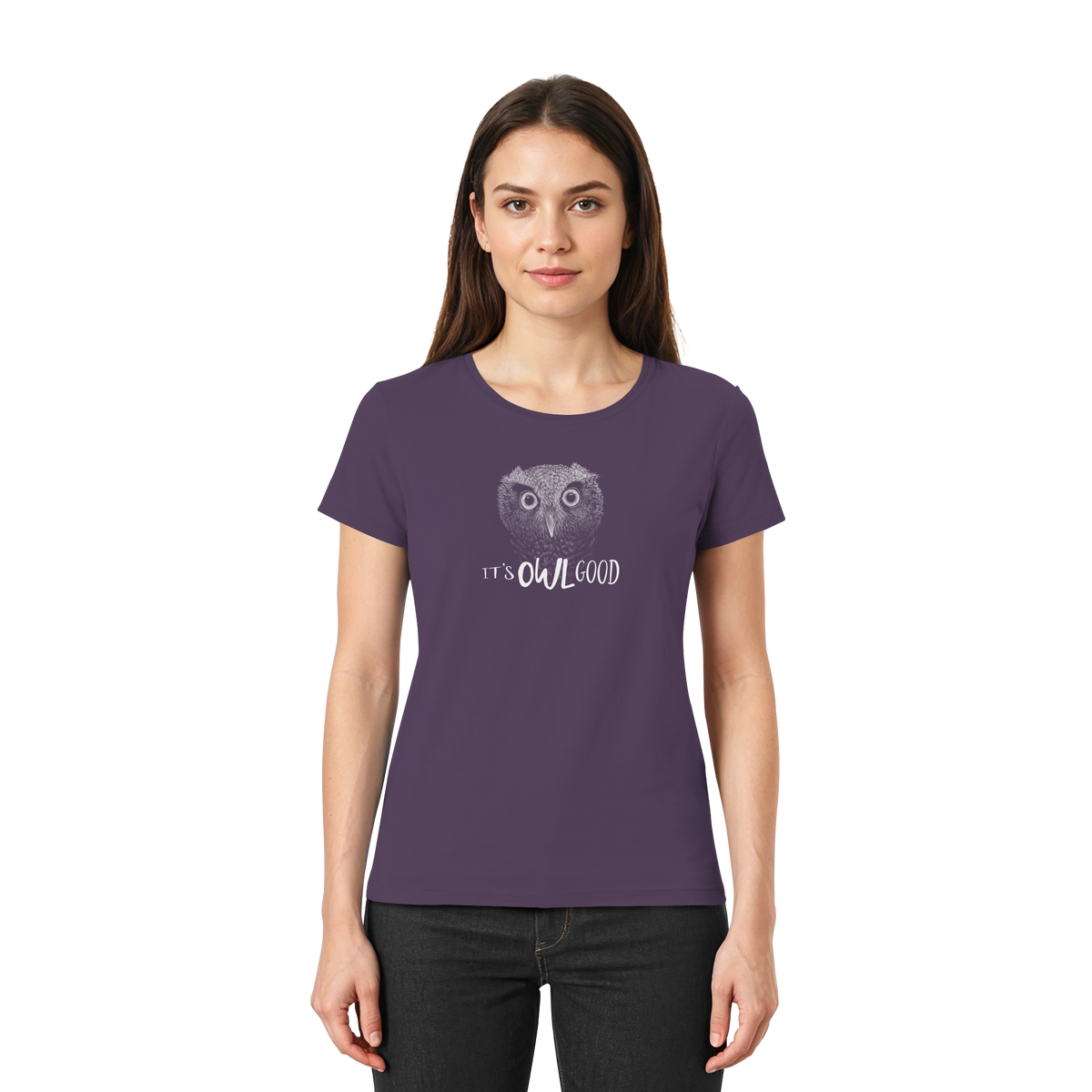 OWL Good | Kritzel-Kunst-Eule - Ladies Premium Shirt