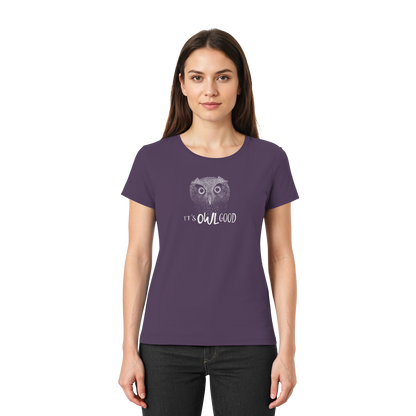 OWL Good | Kritzel-Kunst-Eule - Ladies Premium Shirt