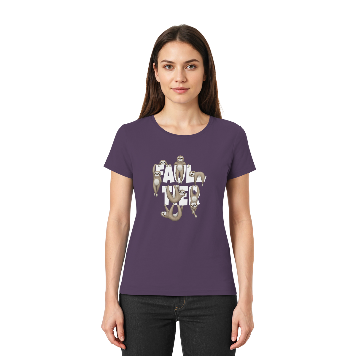 Viele gechillte Faultiere - Ladies Premium Shirt