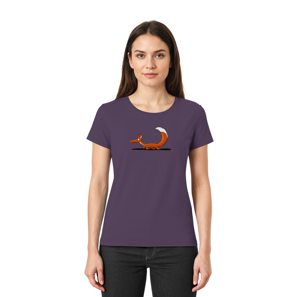 Lässiger cooler Fuchs | Mr. Fox, der Schleicher - Ladies Premium Shirt