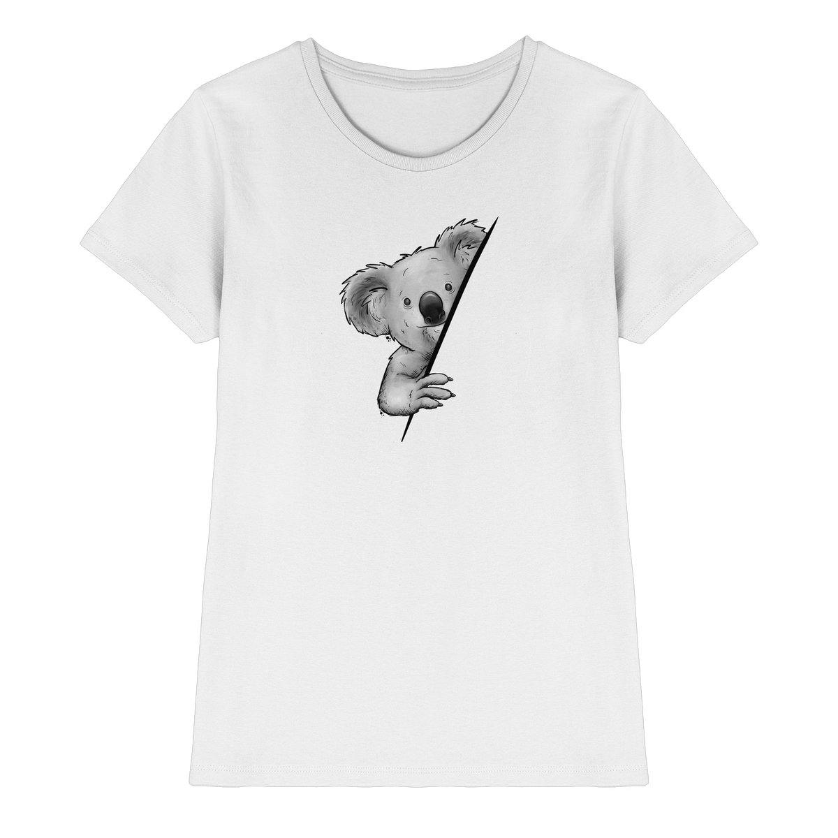 Koala Bär Illustration - Ladies Premium Shirt
