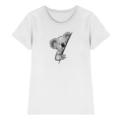 Koala Bär Illustration - Ladies Premium Shirt