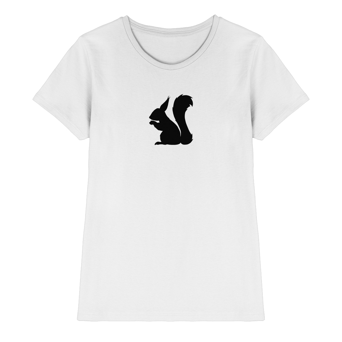 Eichhörnchen Silhouette - Ladies Premium Shirt