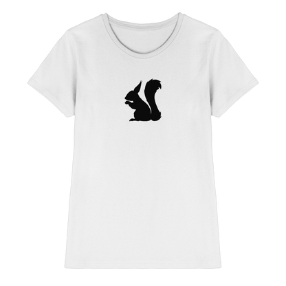 Eichhörnchen Silhouette - Ladies Premium Shirt