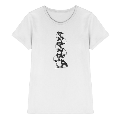 Lustiger Haufen aus Schabracken-Tapiren - Ladies Premium Shirt