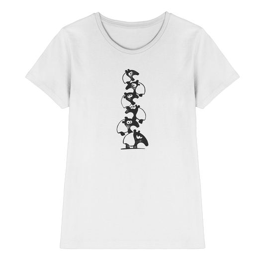 Lustiger Haufen aus Schabracken-Tapiren - Ladies Premium Shirt