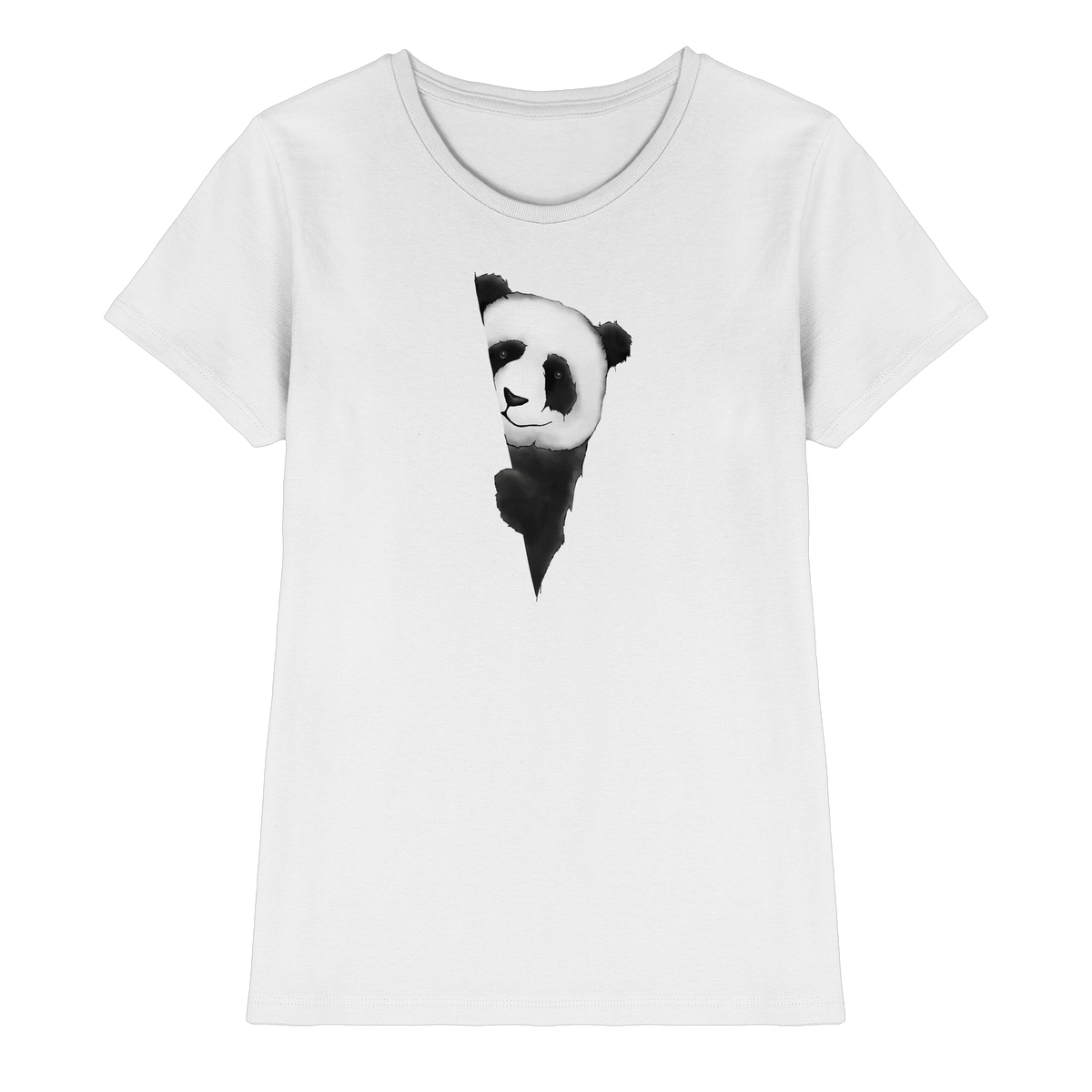 Panda Bär Illustration - Ladies Premium Shirt