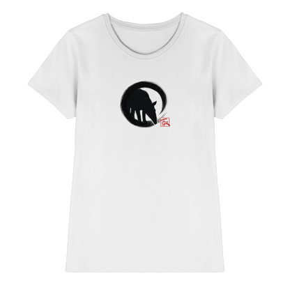 Zen Tapir im japanischen Enso Kreis - Ladies Premium Shirt