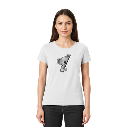 Koala Bär Illustration - Ladies Premium Shirt