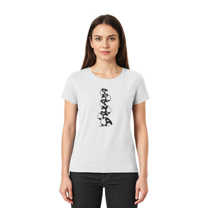 Lustiger Haufen aus Schabracken-Tapiren - Ladies Premium Shirt