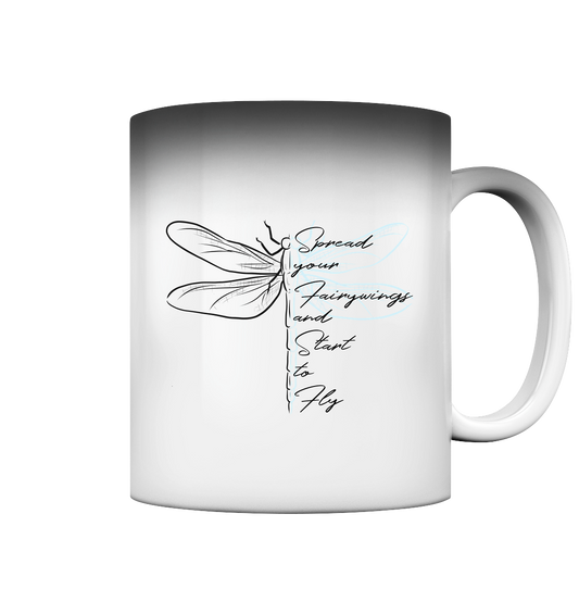 Breite die Flügel aus und flieg los | Libelle - Magic Mug