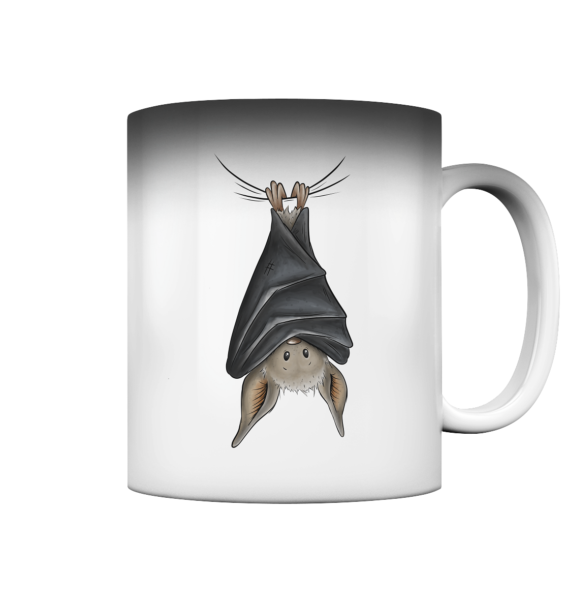 Lustig chillende Fledermaus - Magic Mug