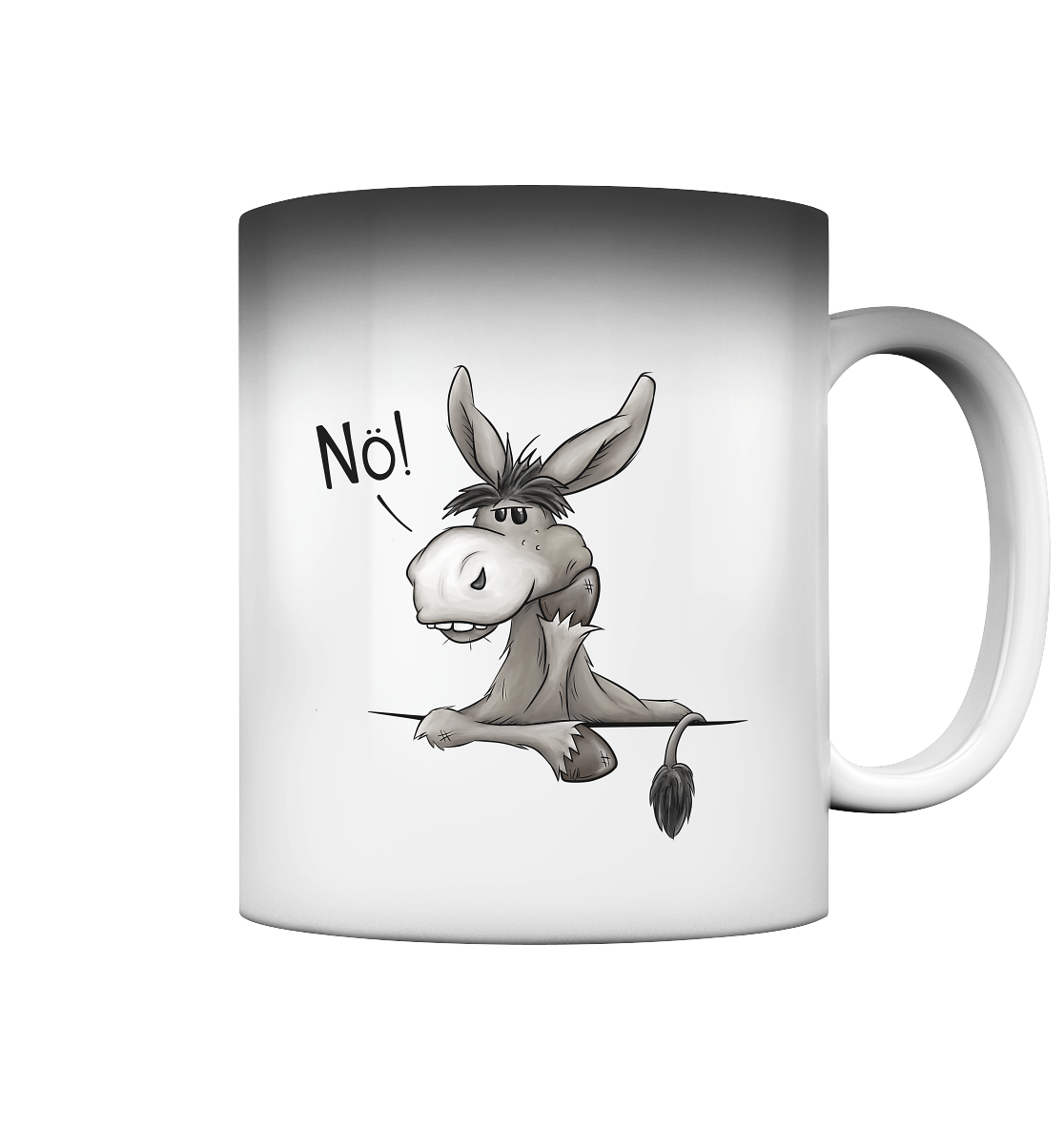 Nö! Störrischer Esel - Magic Mug