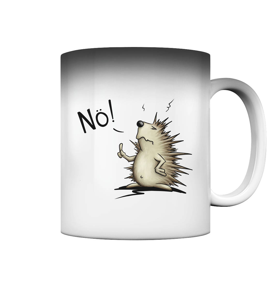 Nö! Grummeliger Igel - Magic Mug