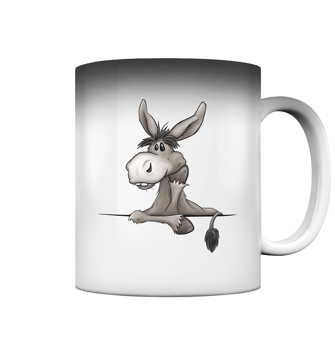 Lustiger lässiger Esel - Magic Mug
