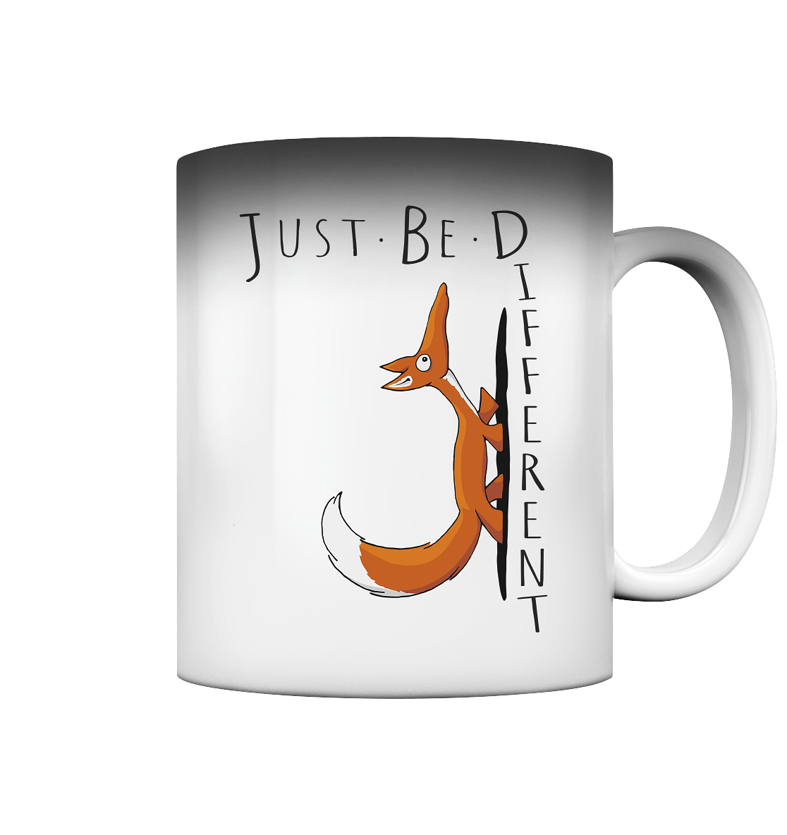Just Be Different | Sei Anders, kleiner Fuchs - Magic Mug