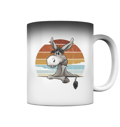 Lässiges Maultier Retro Esel - Magic Mug