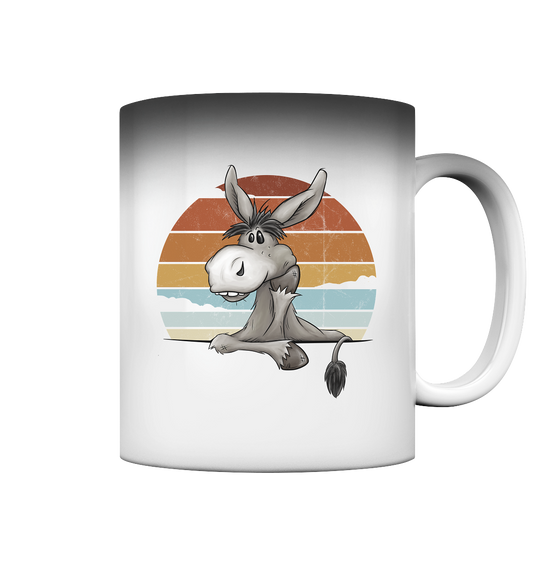 Lässiges Maultier Retro Esel - Magic Mug