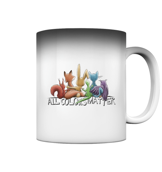 All Colors Matter! Regenbogen Tiere für Vielfalt - Magic Mug