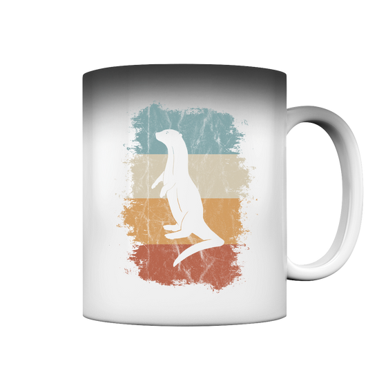 Retro Otter Fischotter Silhouette - Magic Mug