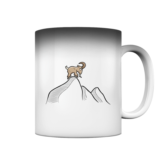 Ziegenbock in den Bergen - Magic Mug