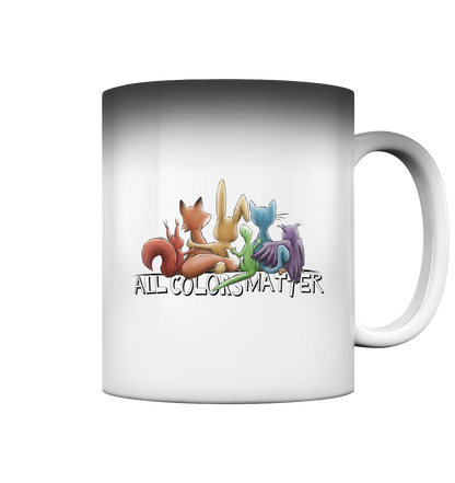 All Colors Matter! Regenbogen Tiere für Vielfalt - Magic Mug