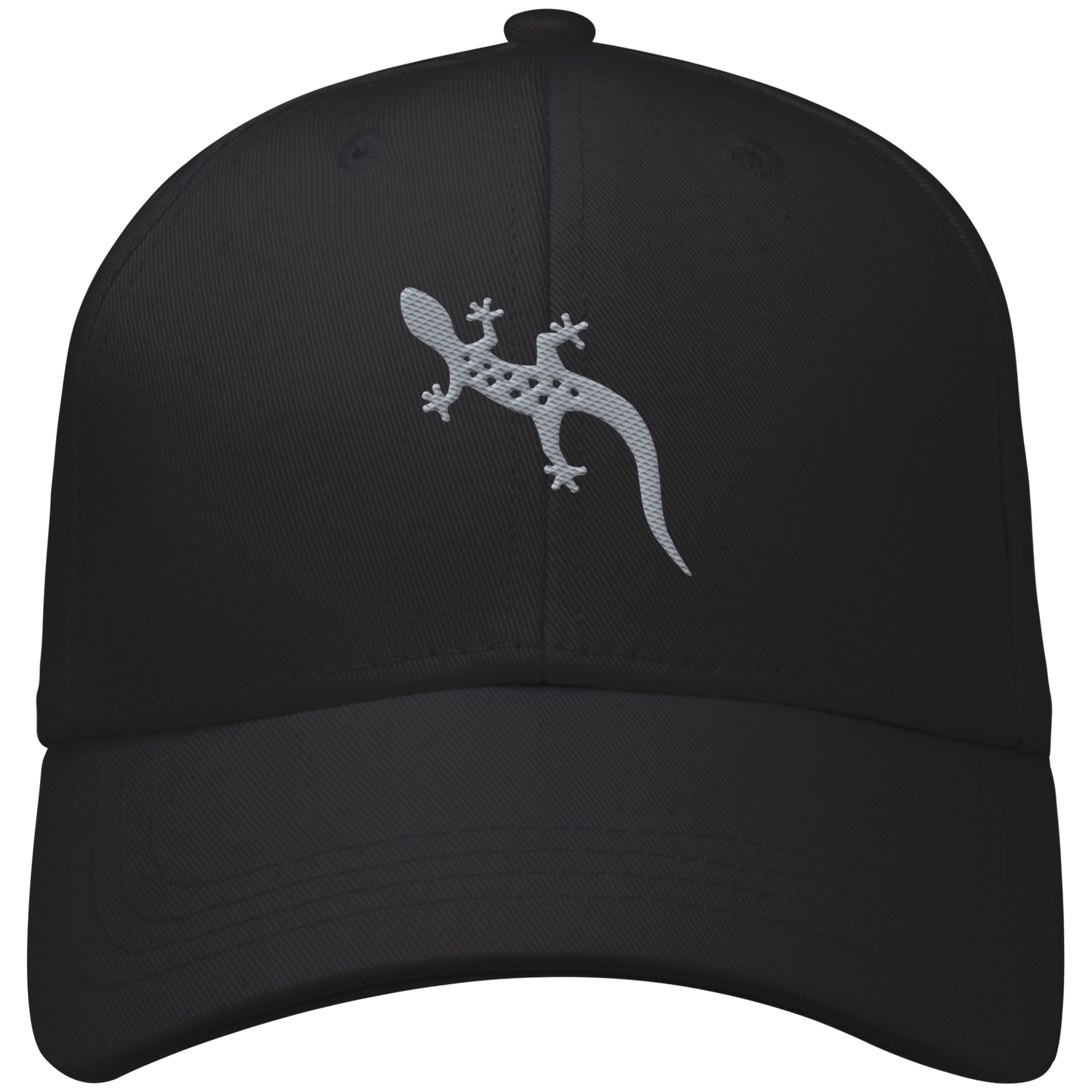 Gecko Salamander Silhouette - Organic Baseball Cap