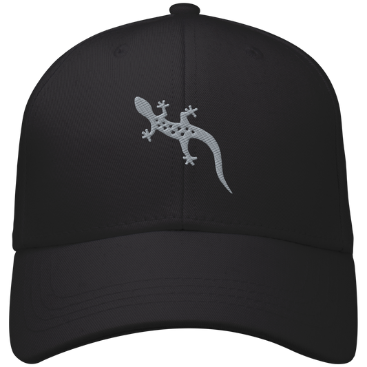 Gecko Salamander Silhouette - Organic Baseball Cap