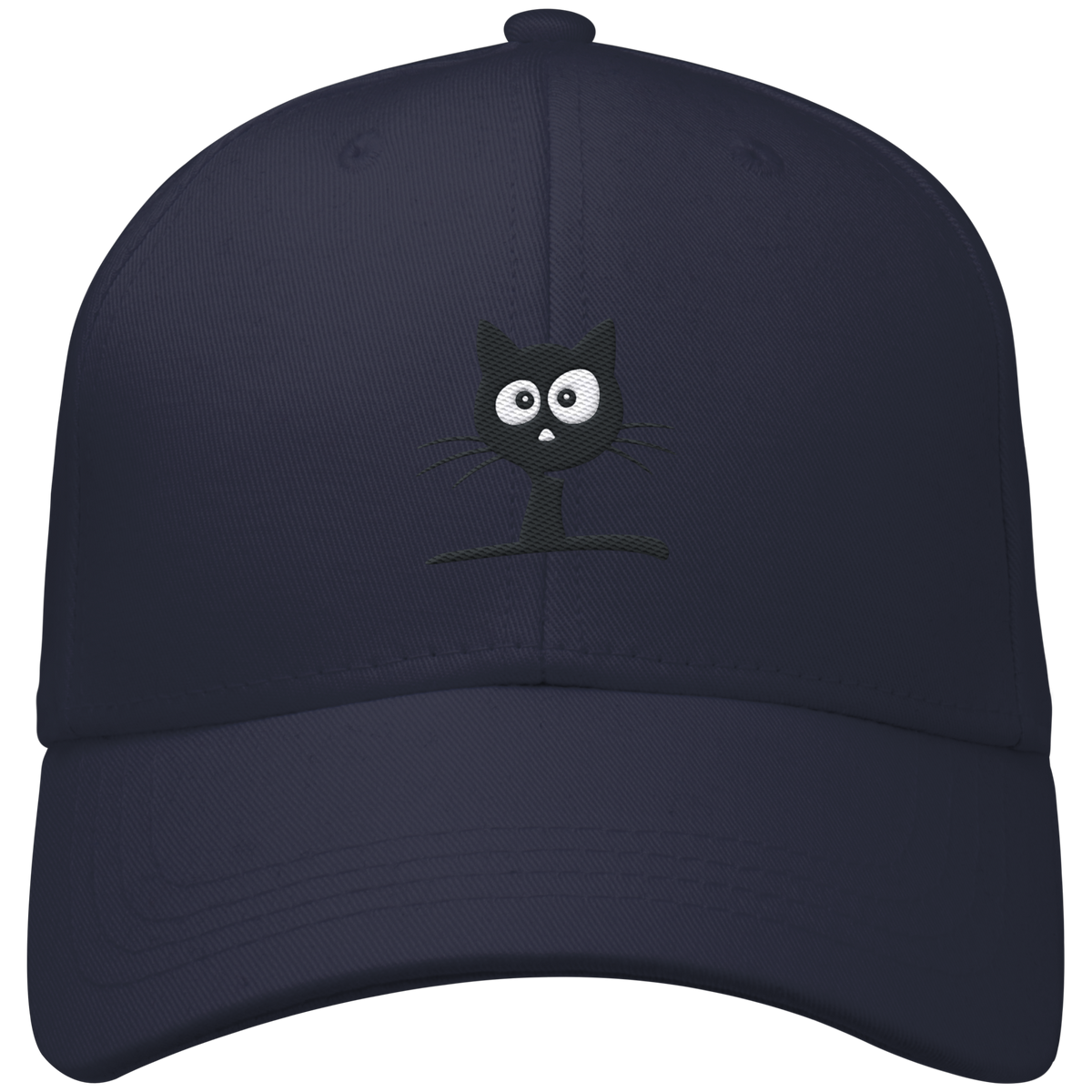 Kleine schwarze Katze - Organic Baseball Cap