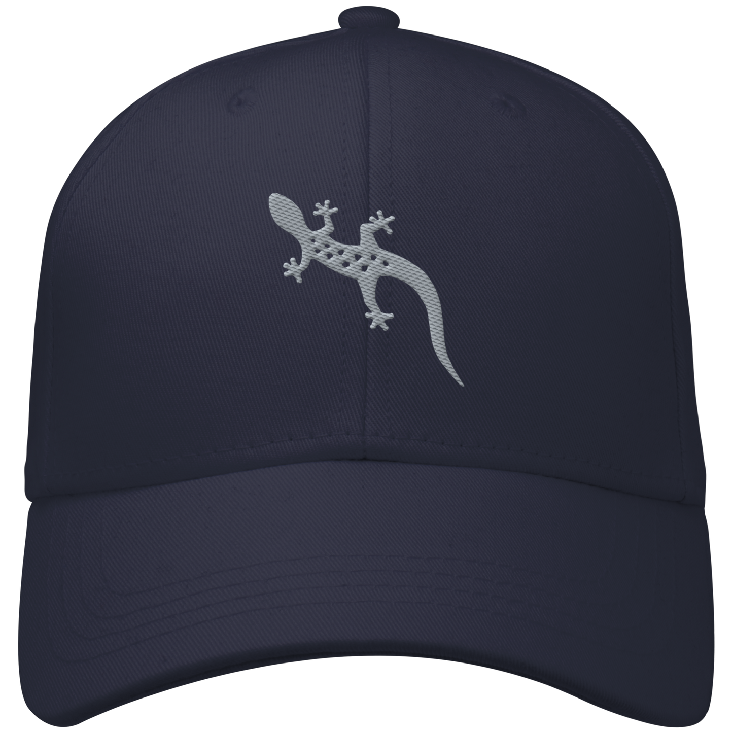Gecko Salamander Silhouette - Organic Baseball Cap