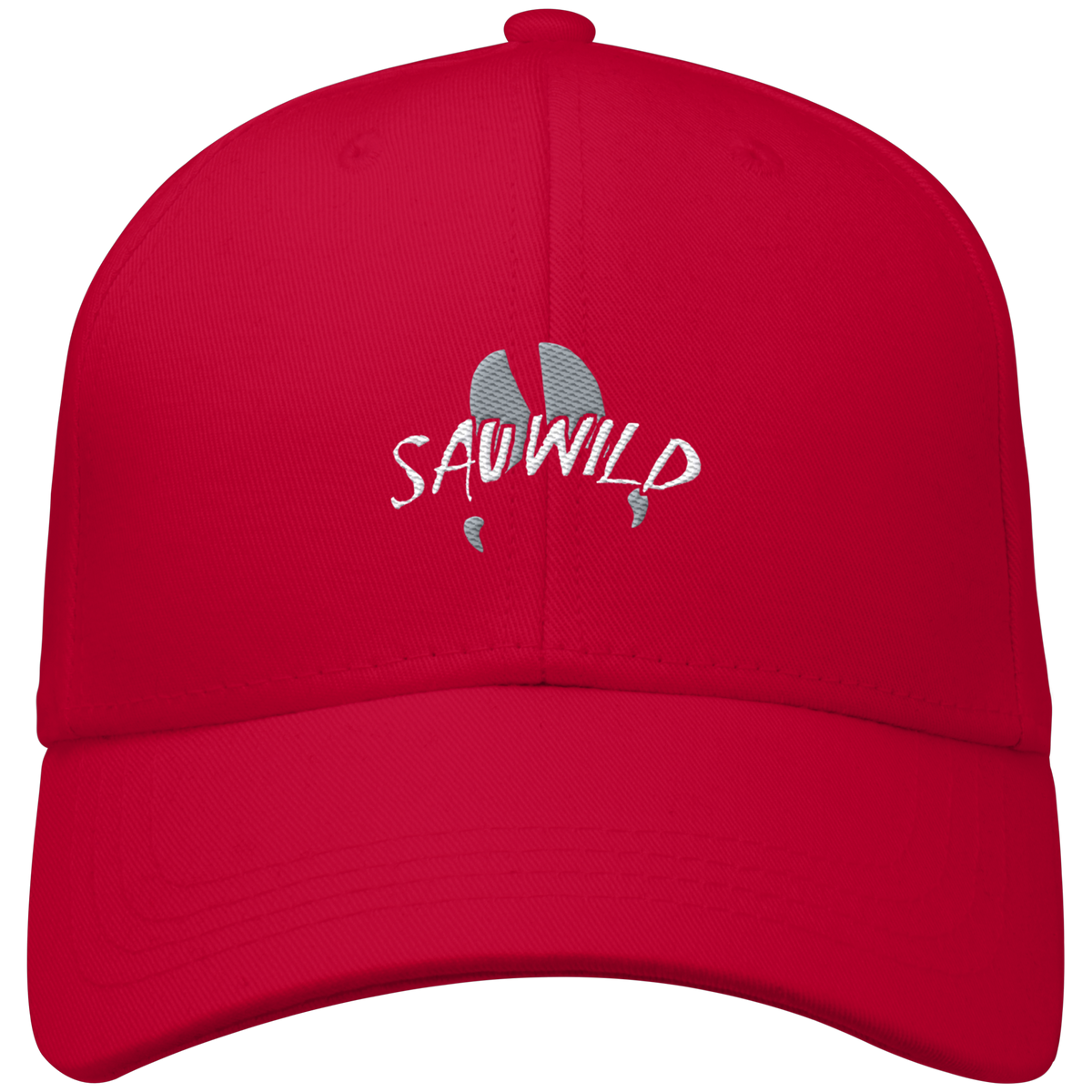 Sauwild Wildschwein mit Trittsiegel - Organic Baseball Cap