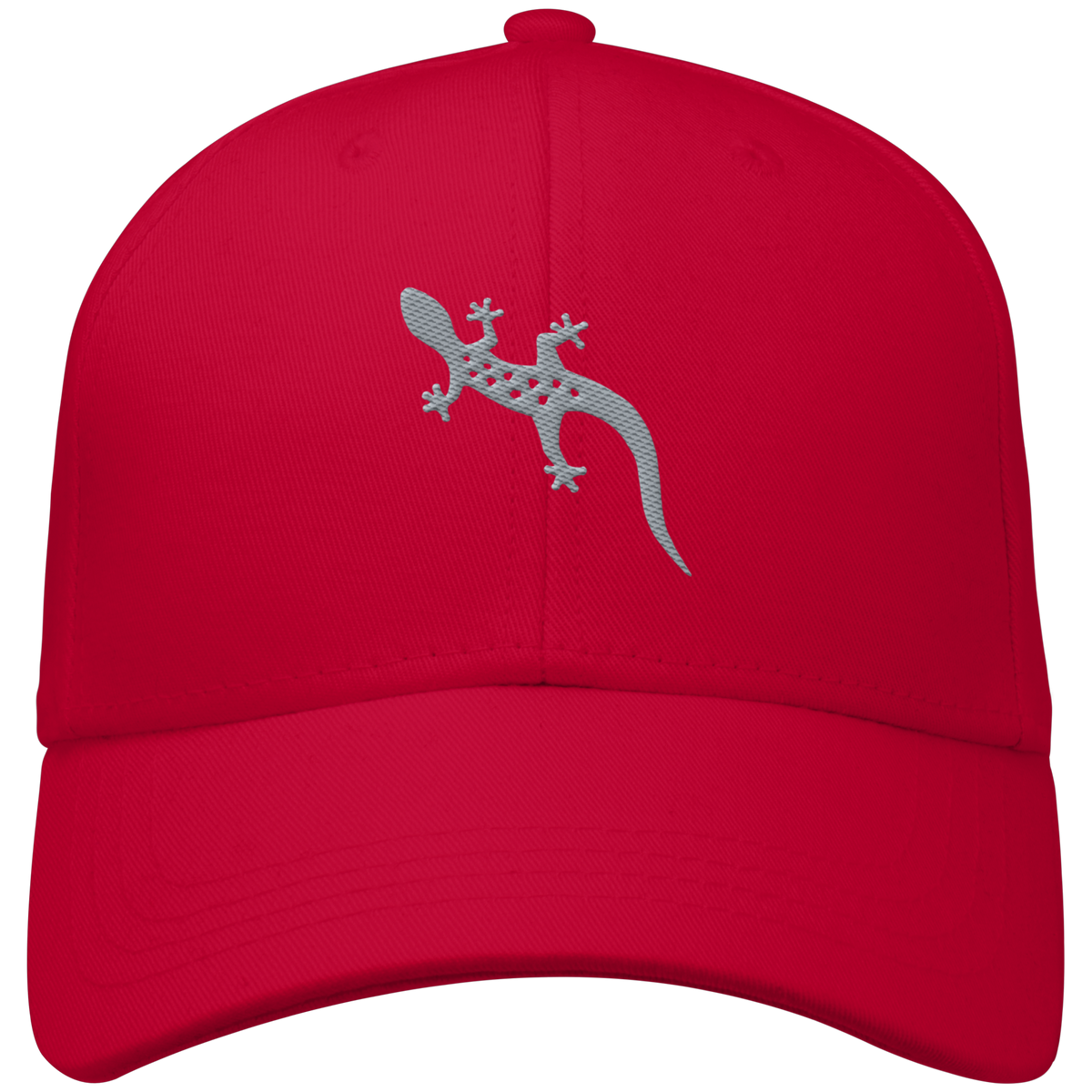 Gecko Salamander Silhouette - Organic Baseball Cap
